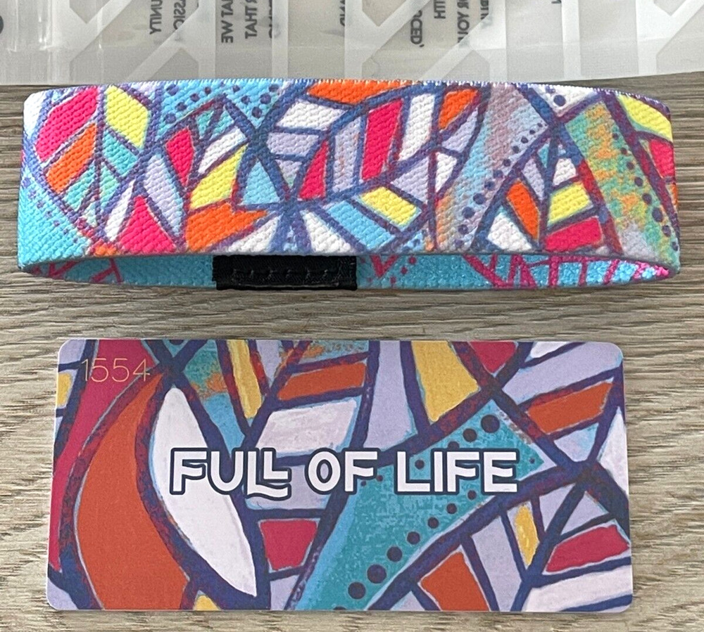 Zox Stretch Bracelet Full of Life Wide Strap - 1554 - Size Large